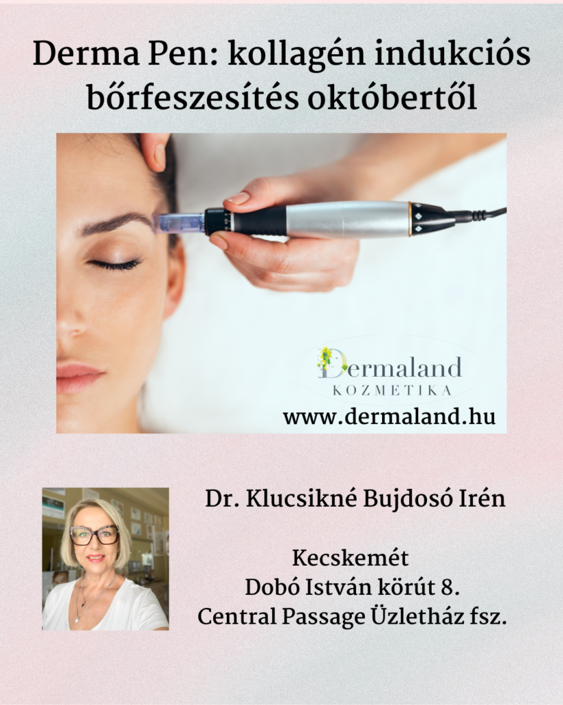 lézeres szőrtelenítés, dermapen mezoterápia, dermaland kecskeméti kozmetika, kozmetikus, dr klucsikné irén, októbertől, szeged, nagykőrös, kiskunfélegyháza, cegléd
